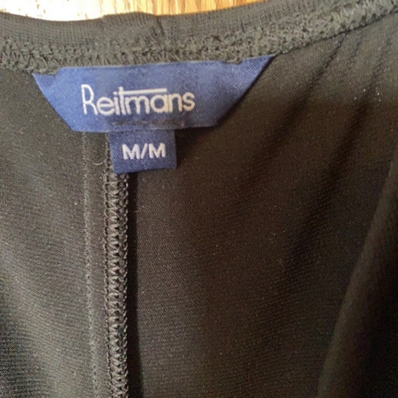 Black Tank, drapery, jumpsuit with free sequence shear shawl black. - Picture 4 of 7